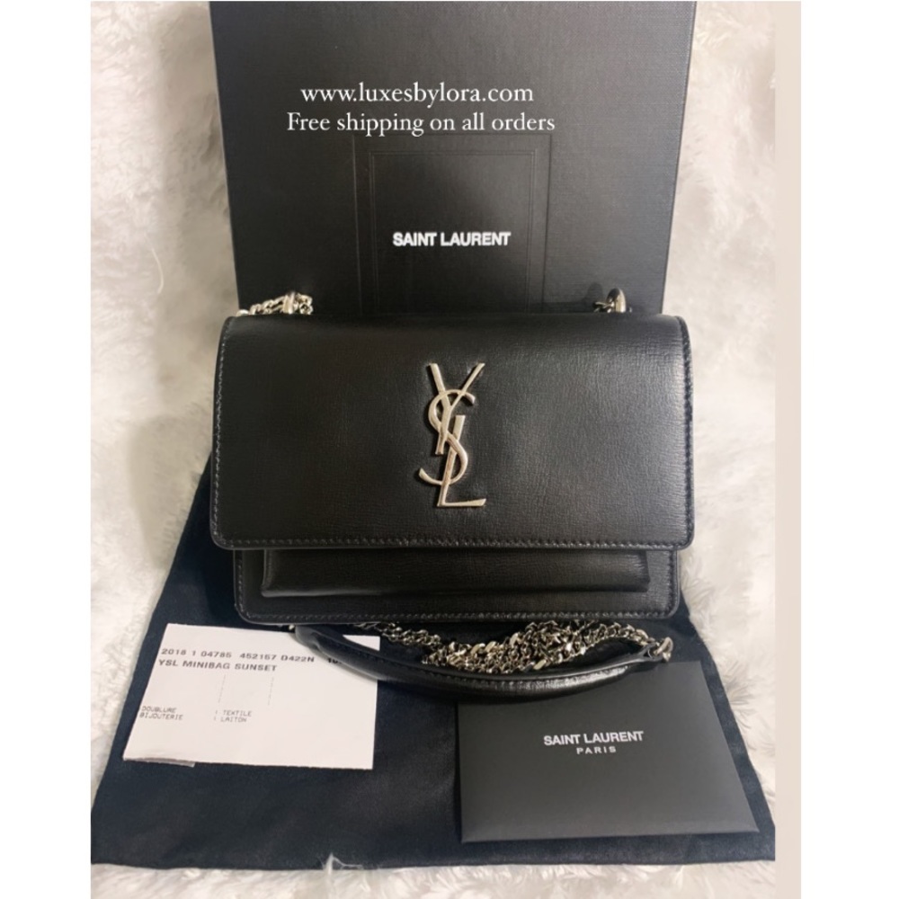 ❌SOLD❌ YVES SAINT LAURENT Mini Sunset Chain Bag